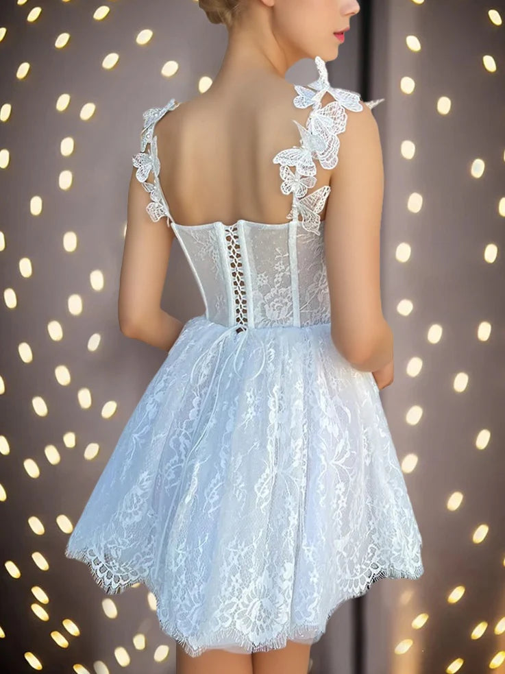 Wholesa A-Line Sweetheart Sleeveless Short Party Dance Cocktail Homecoming Dress