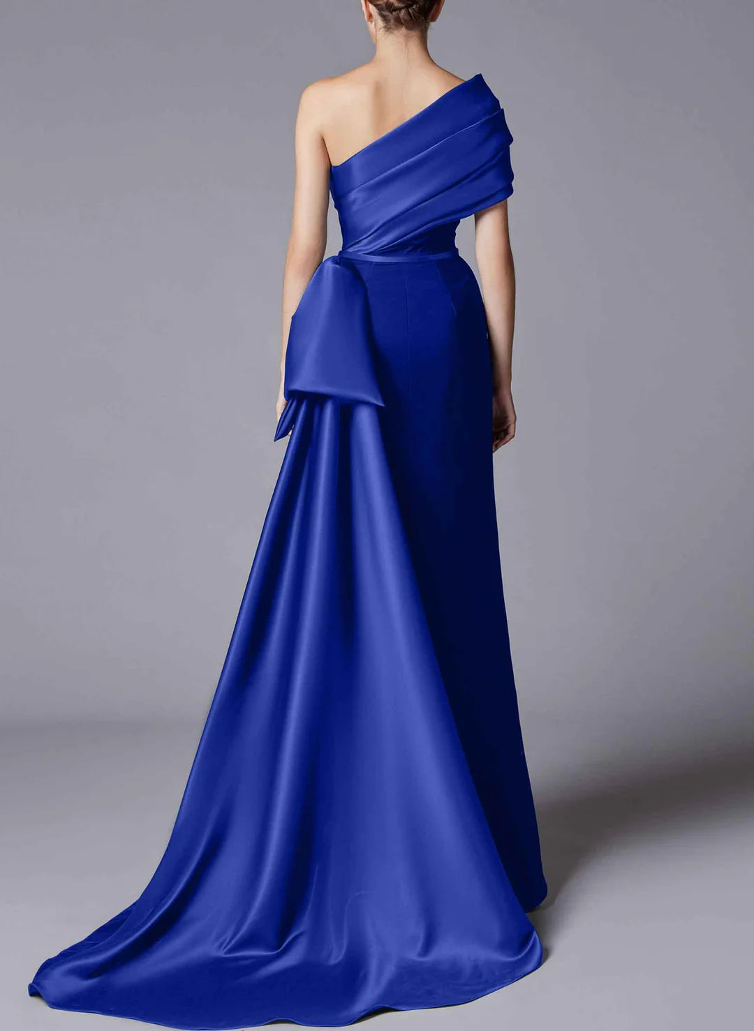 Wholesa Sheath One-Shoulder Velvet Mother Of The Bride Dresses