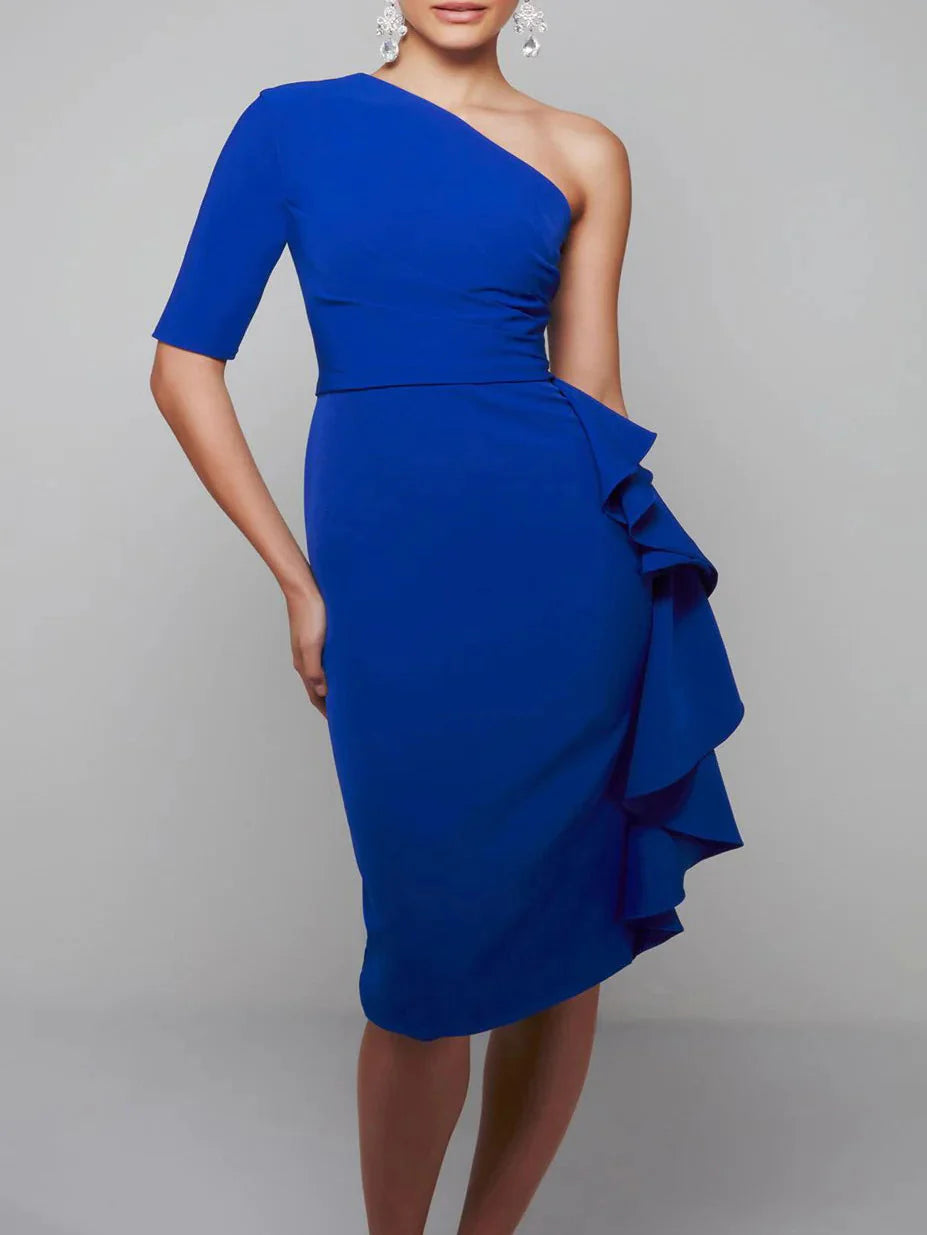 Wholesa Sheath One-Shoulder Mother Of The Bride Dresses