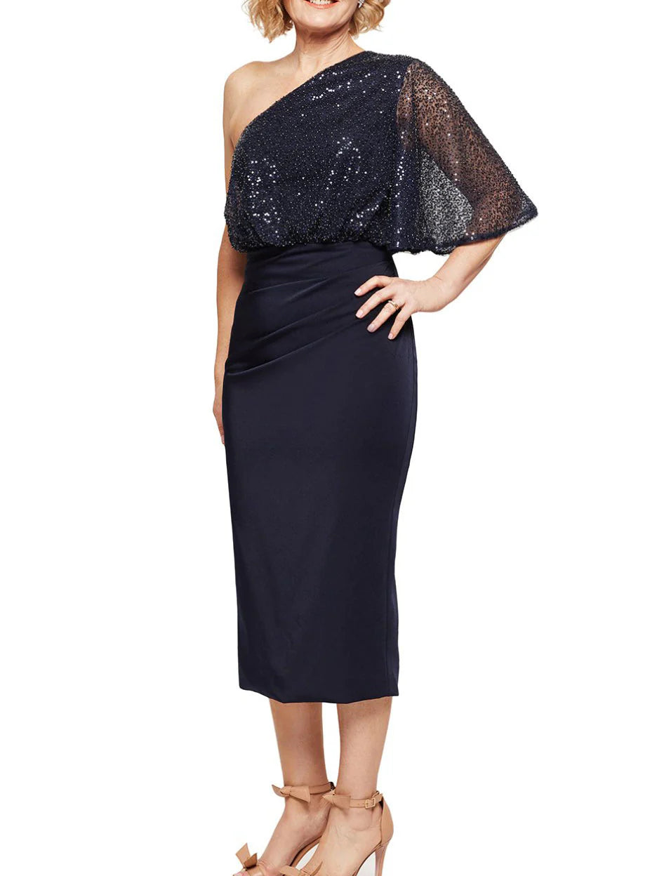 Wholesa Sheath One-Shoulder Mother Of The Bride Dresses