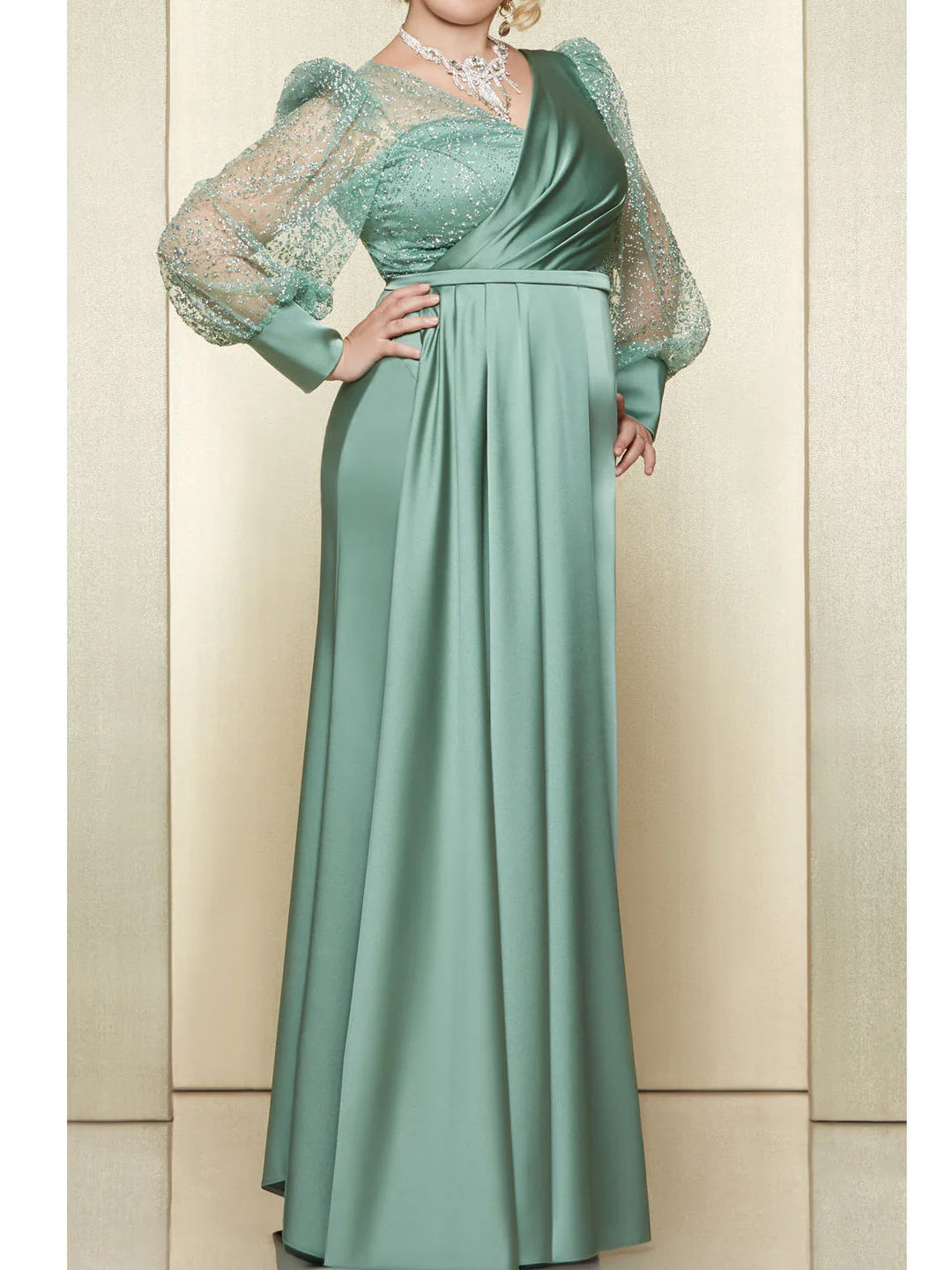 Wholesa A-Line V-Neck Mother Of The Bride Dresses