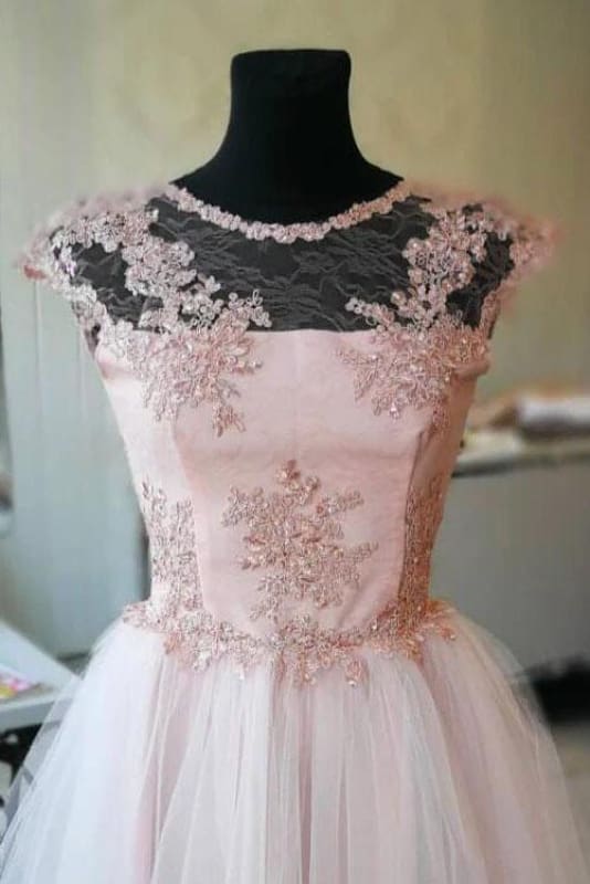 CNTNZ DRESS Hot Sale Homecoming Dress A Line Short Tulle Lace Appliuques Cute Graduation Dress Short Prom Dress