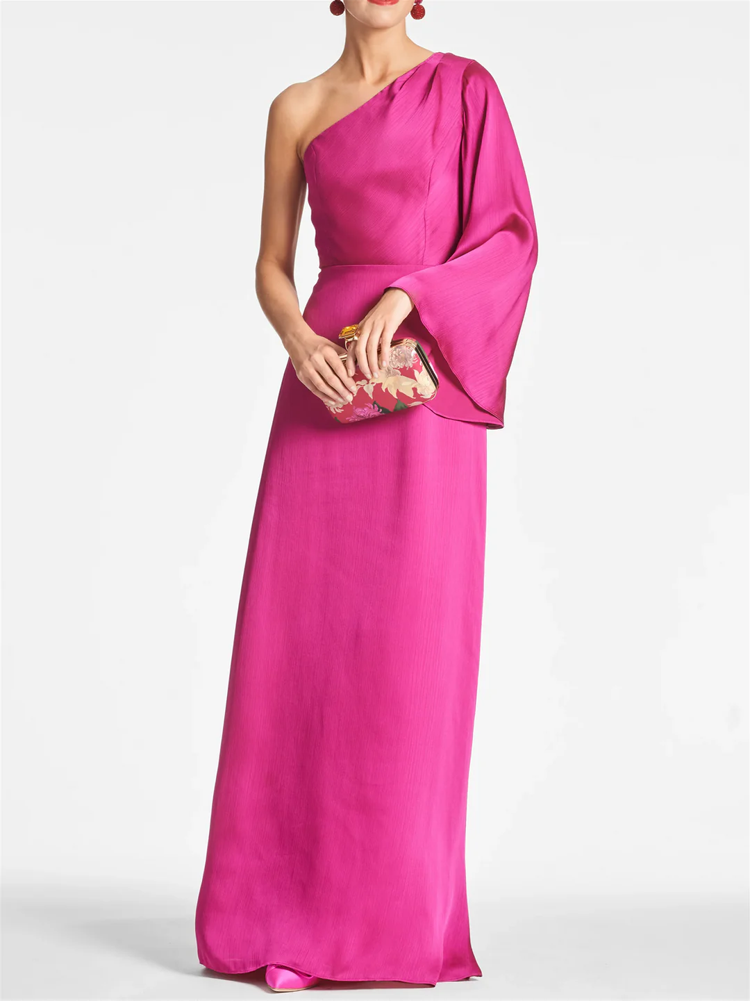 Wholesa Sheath One Shoulder Floor-Length Mother of the Bride Dresses