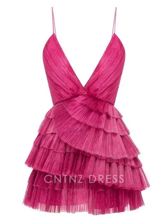 Wholesa A-line Spaghetti Straps Homecoming Dress formal dresses Bridesmaid Dresses evening gown Prom Dress