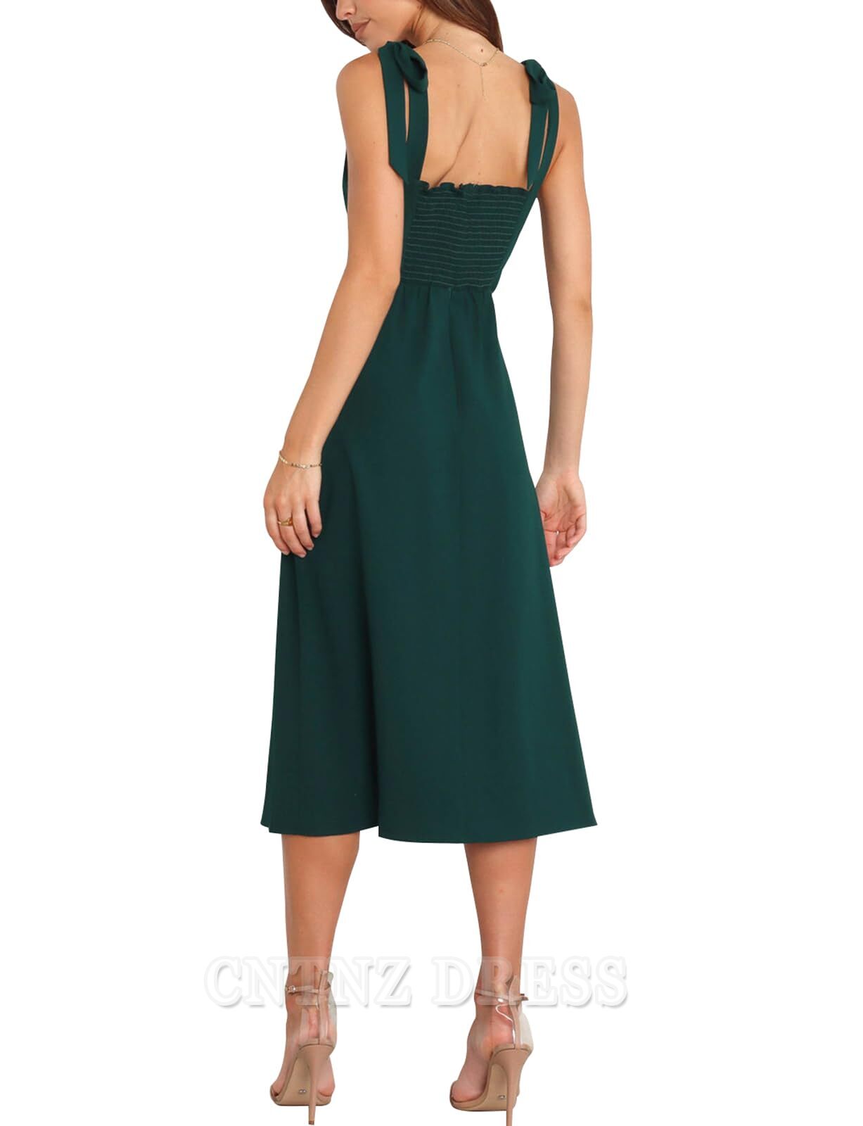 Wholesa Elegant Square Neck Split formal dresses Bridesmaid Dresses evening gown Prom Dress