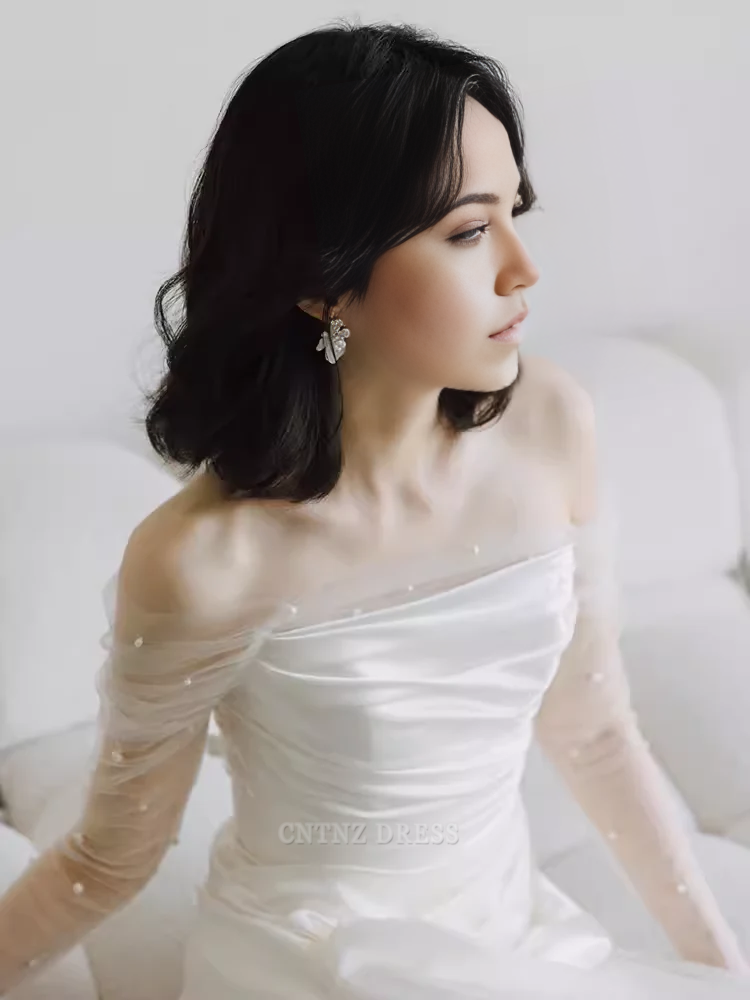 Wholesa Mermaid Simple Sleeveless Long formal dresses Bridesmaid Dresses evening gown Prom Dress