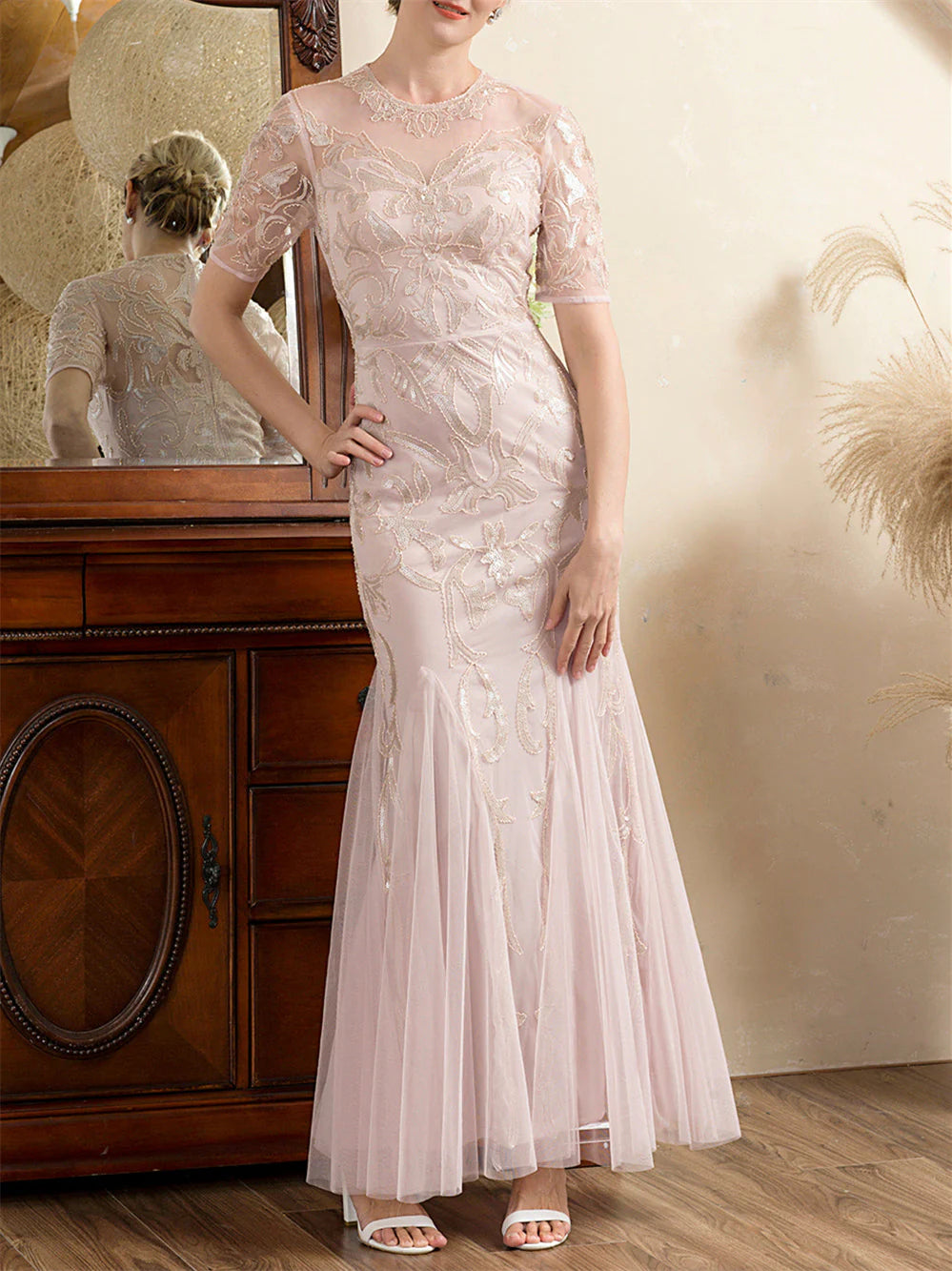 Wholesa Mermaid Mother Bride Dresses With Appliques