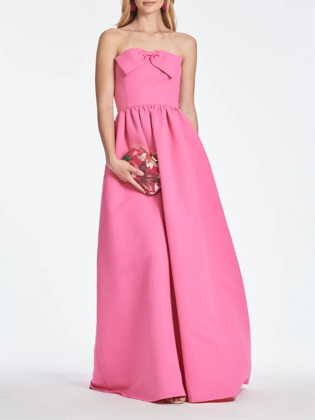 Wholesa A Line Strapless Floor-Length Mother of the Bride Dresses