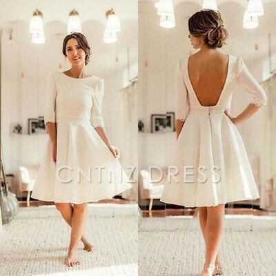 Wholesa A-line Simple Backless Homecoming Dresses formal dresses Bridesmaid Dresses evening gown Prom Dress