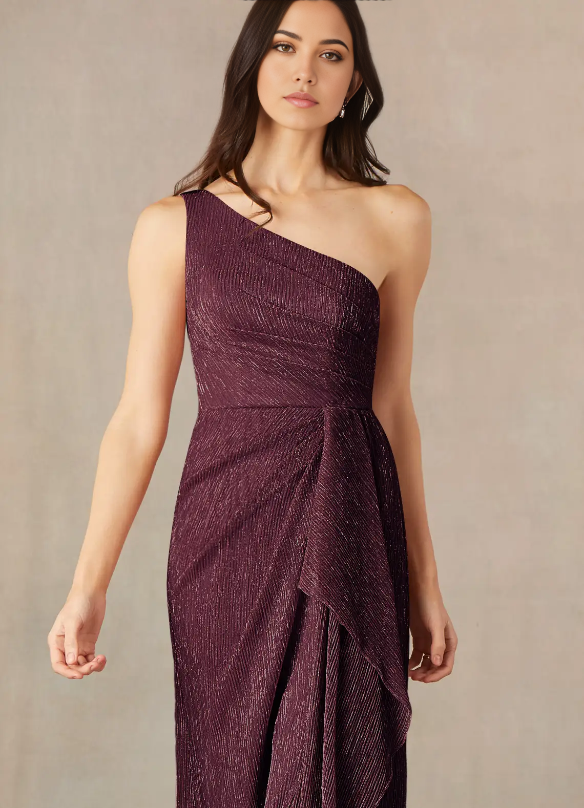 Wholesa Sheath One Shoulder formal dresses evening dress Mother of the Bride Dresses