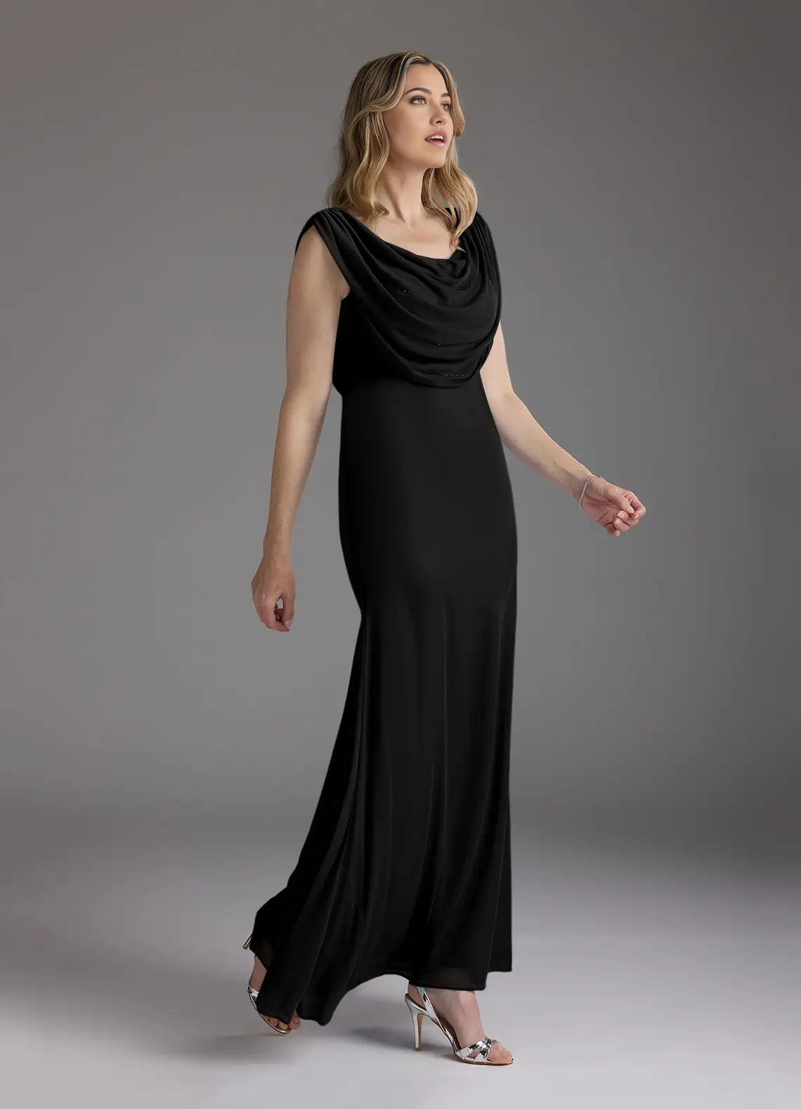 Wholesa Mermaid Beaded Black formal dresses evening dress Mother of the Bride Dresses