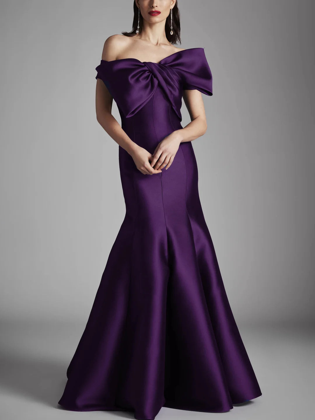 Wholesa A-Line Strapless Sleeveless Floor-Length Mother of the Bride Dresses
