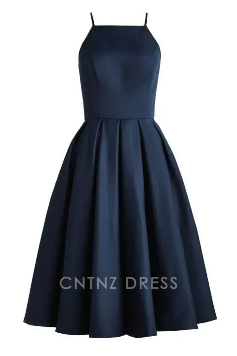 Wholesa A-line Simple Spaghetti Straps Short Homecoming Dress formal dresses Bridesmaid Dresses evening gown Prom Dress