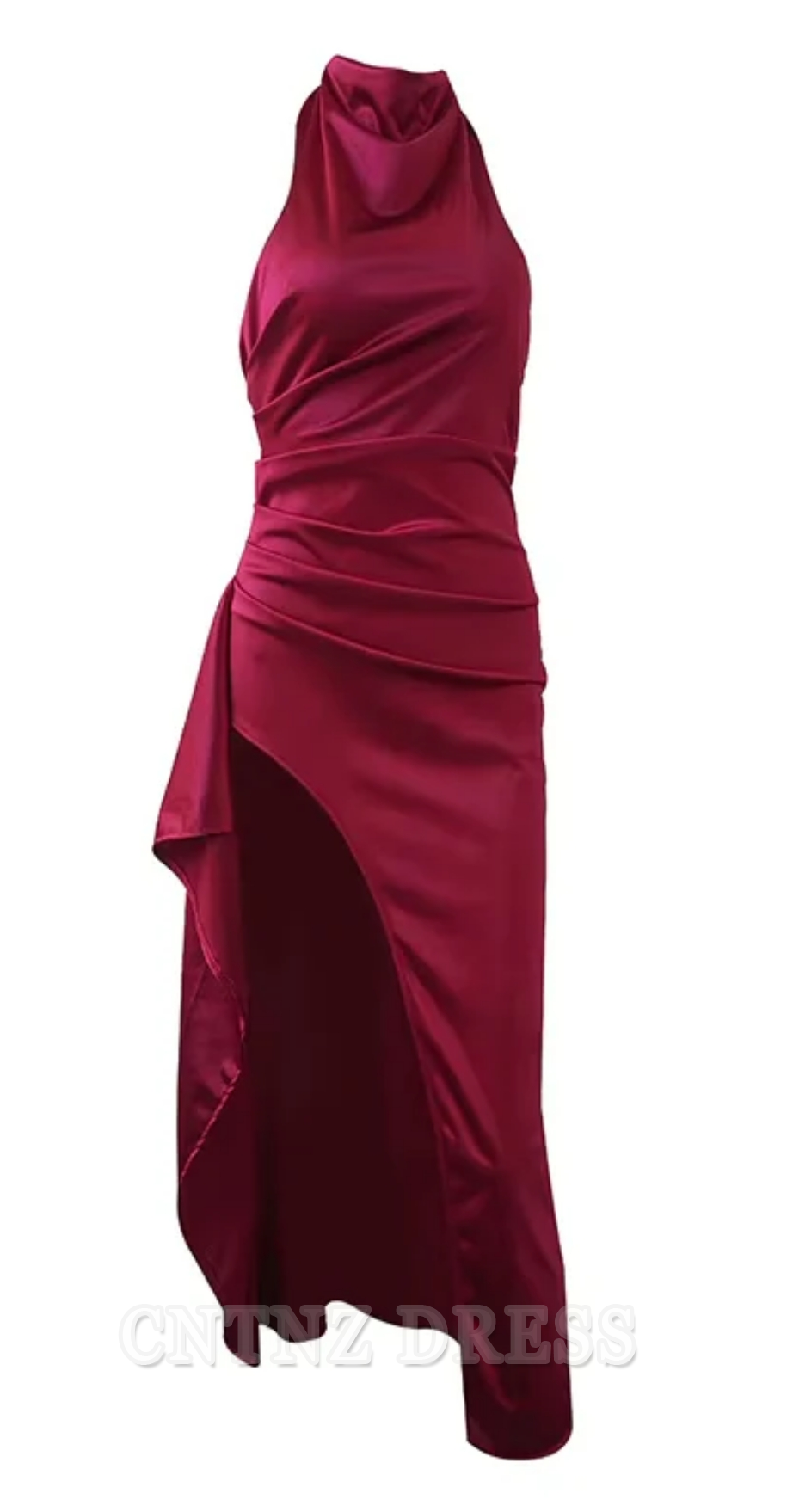 Wholesa Elegant Halter Lace Up Backless Dress High Waist formal dresses Bridesmaid Dresses evening gown Prom Dress