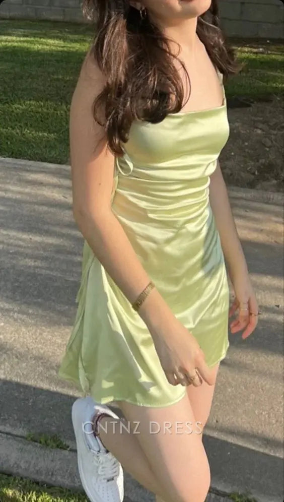 Wholesa A-line Cute Sleeveless Homecoming Dress formal dresses Bridesmaid Dresses evening gown Prom Dress