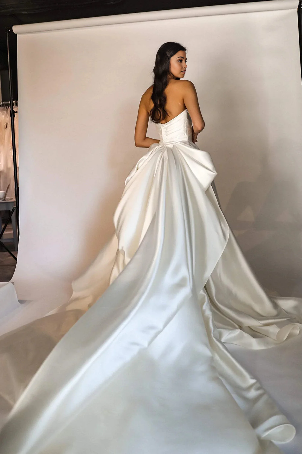 Wholesa A Line Sweetheart Long Bridal Dress with Sweep Train Wedding Dresses