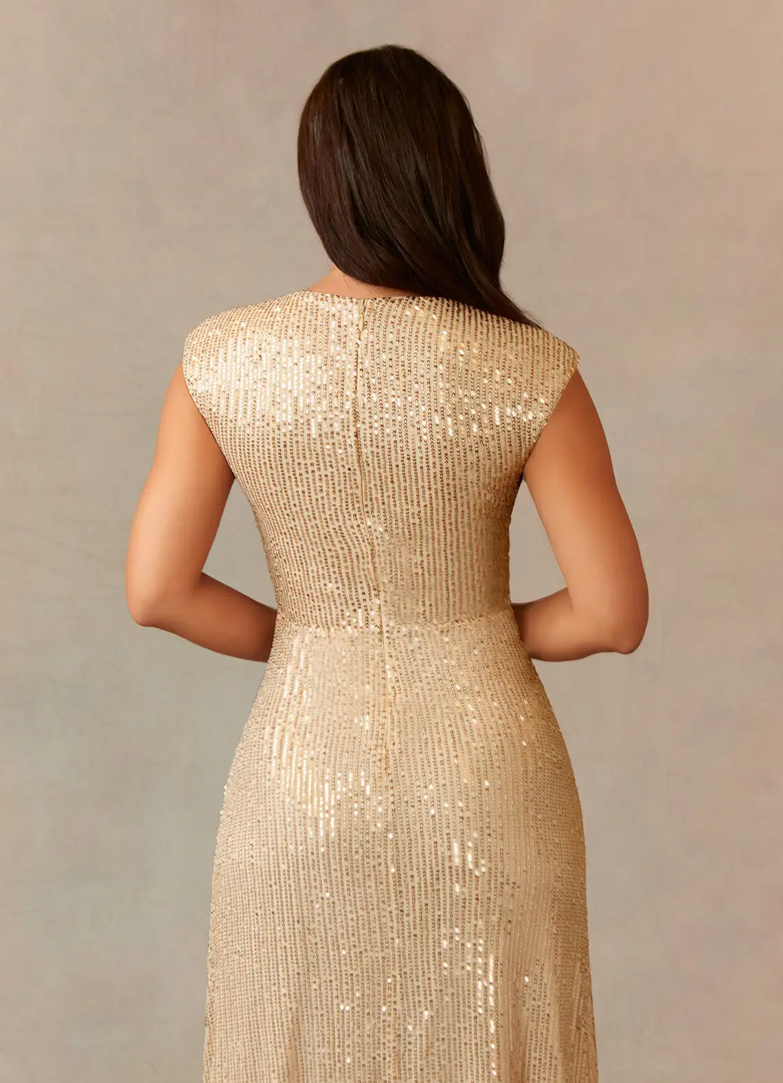 Wholesa A-Line V-Neck Ruched Champagne Mother of the Bride Dresses