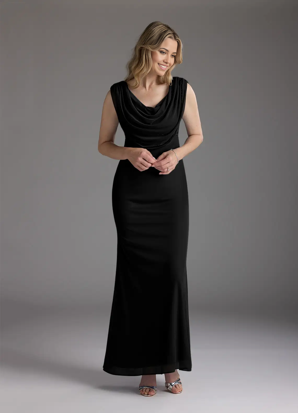 Wholesa Mermaid Beaded Black formal dresses evening dress Mother of the Bride Dresses