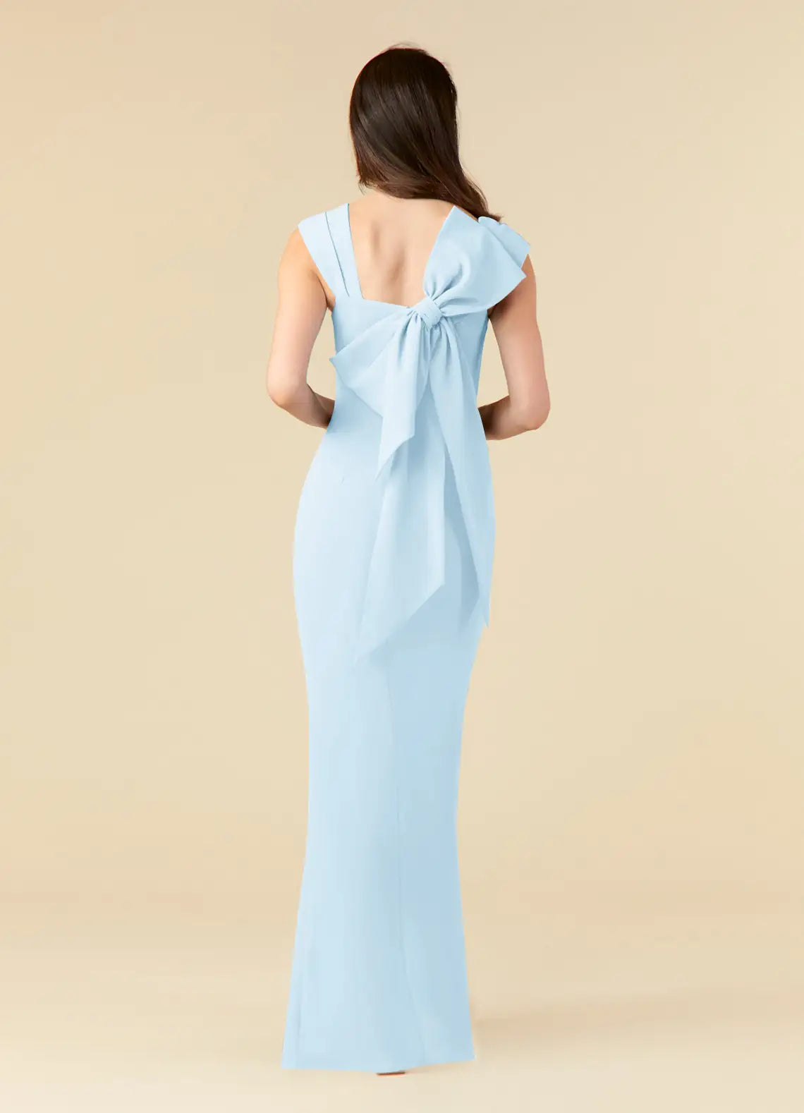 Wholesa Sheath Elegant Sky Blue formal dresses evening dress Mother of the Bride Dresses With Side Slit