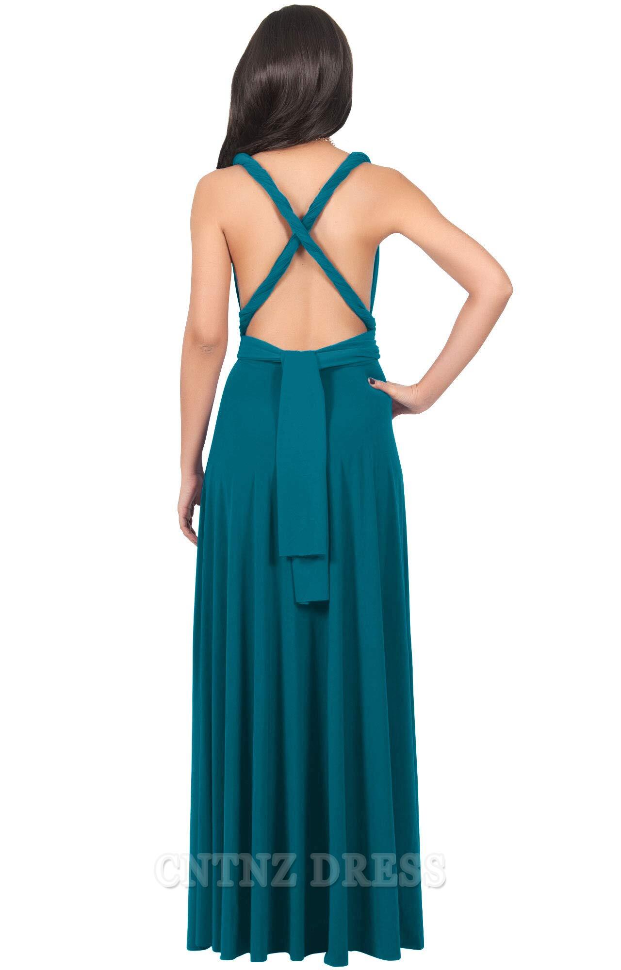 Wholesa A-line One Shoulder Convertible Wrap formal dresses Bridesmaid Dresses evening gown Prom Dress