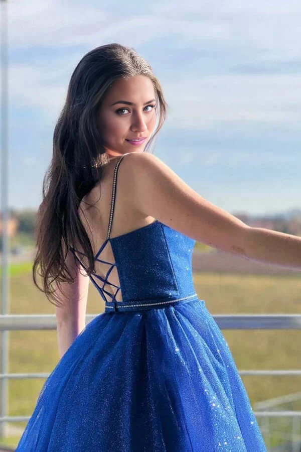 Wholesa A-line V-neck Simple Long Formal Dresses Prom Dresses