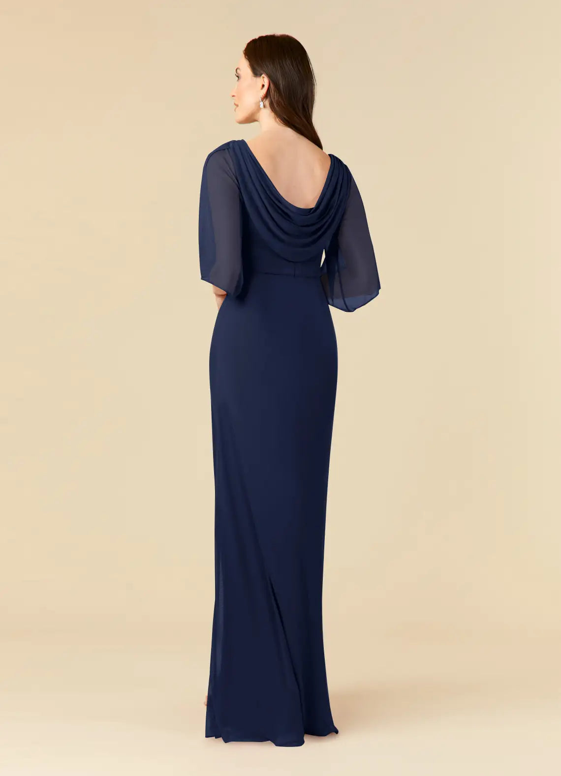 Wholesa Sheath Sequins Dark Navy formal dresses evening dress Mother of the Bride Dresses
