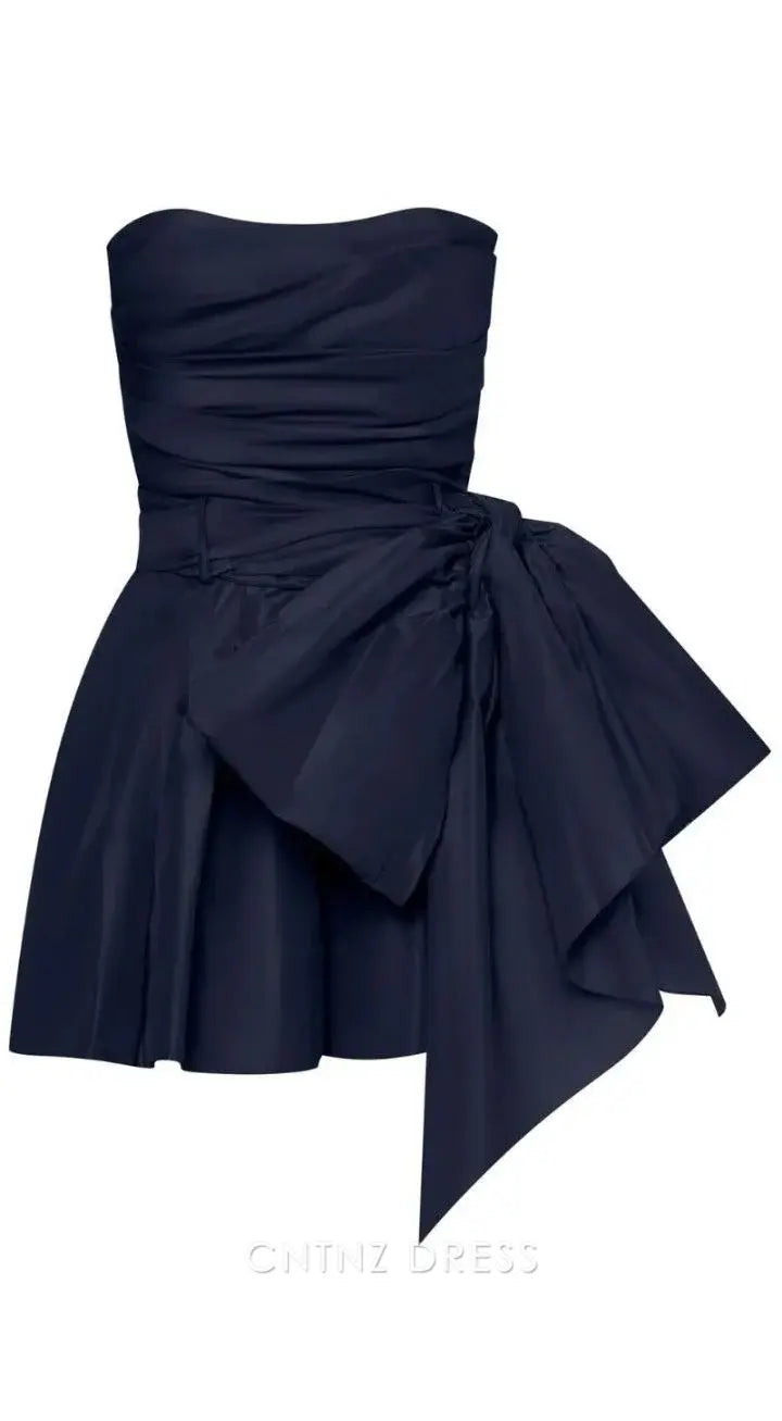 Wholesa A-line Strapless Homecoming Dress formal dresses Bridesmaid Dresses evening gown Prom Dress