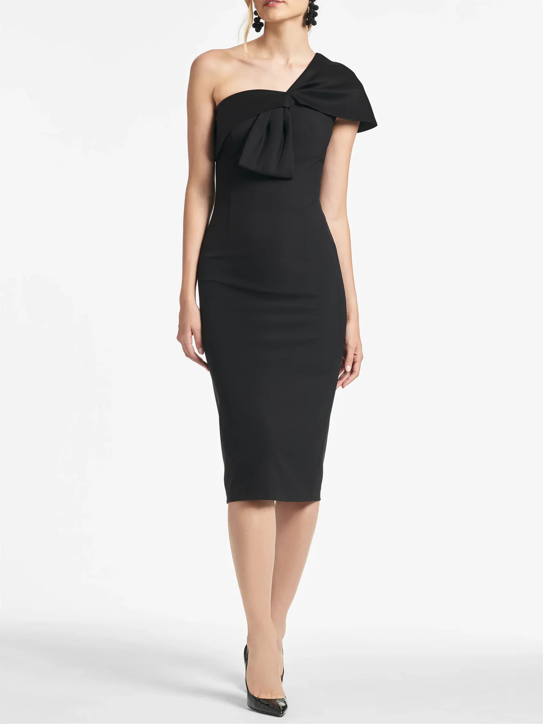 Wholesa Sheath One Shoulder Tea Length Mother of the Bride Dresses