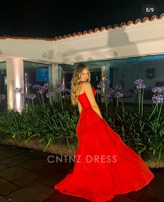 Wholesa A-line Sweetheart Spaghetti Straps formal dresses Bridesmaid Dresses evening gown Prom Dress