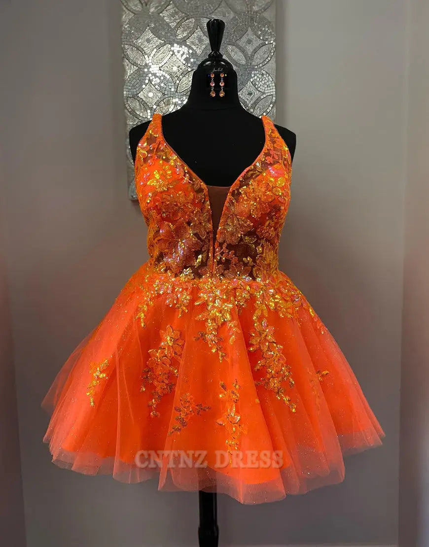 Wholesa A-Line V-Neck Royal Blue Short Homecoming Dress formal dresses Bridesmaid Dresses evening gown Prom Dress With Appliques