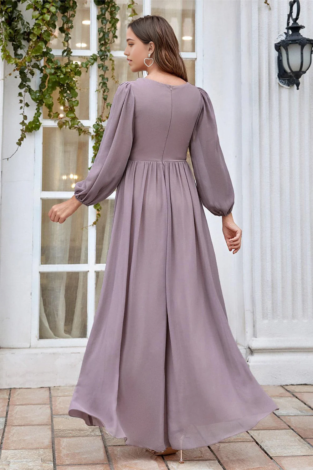 Wholesa A Line Long Sleeves Mother of the Bride Dress