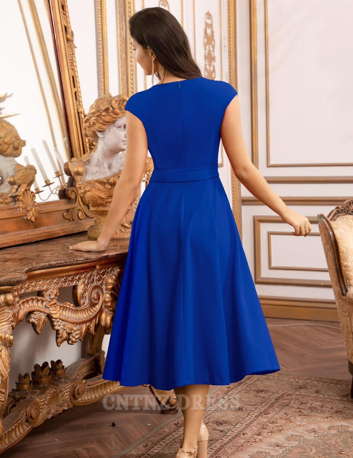 Wholesa A-line Crew Neck Tea Length formal dresses Bridesmaid Dresses CNTNZ Dresses Wholesale Wholesa A-line Crew Neck Tea Length formal dresses Bridesmaid Dresses CNTNZ Dresses Wholesale