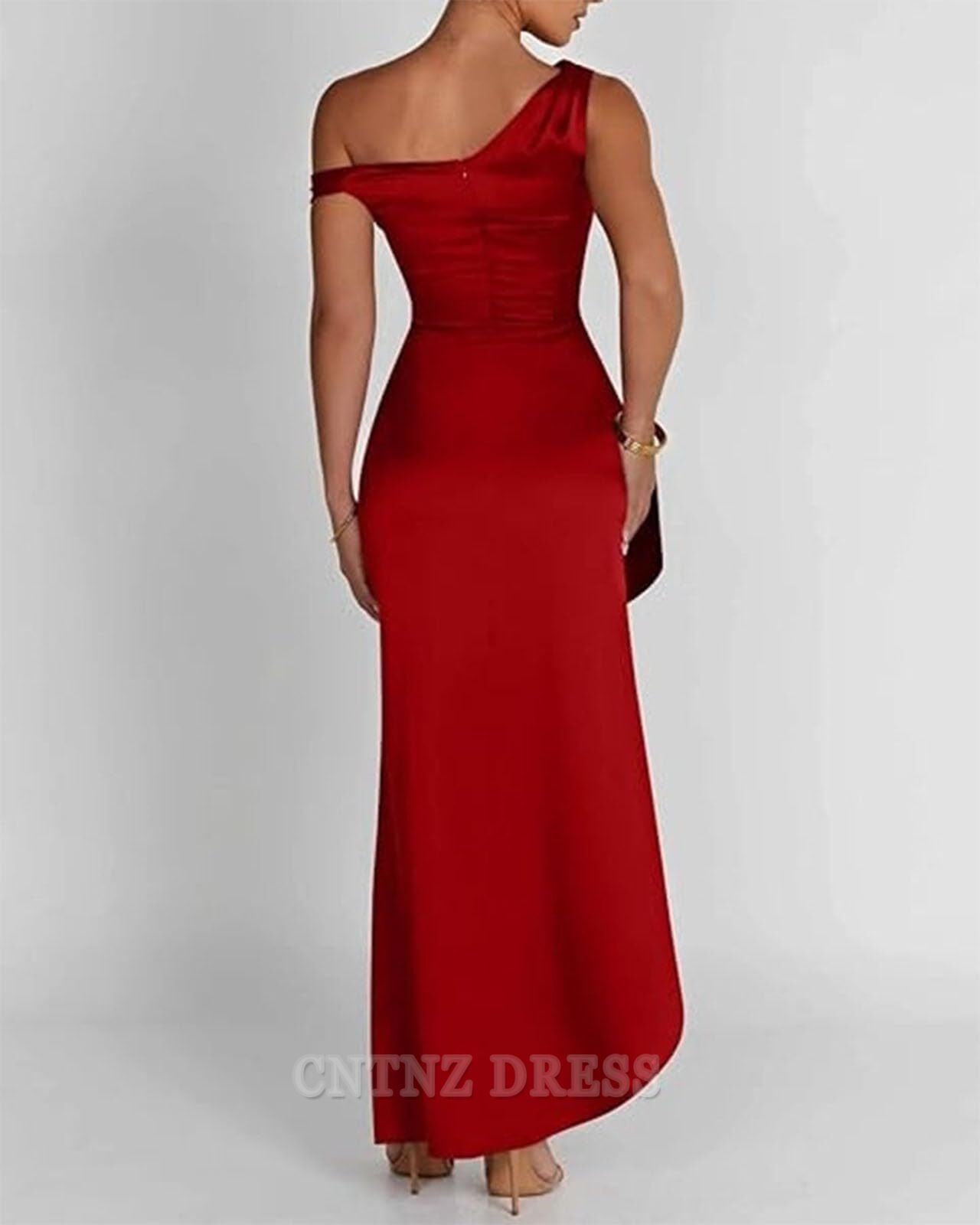 Wholesa Sheath Satin Bodycon formal dresses Bridesmaid Dresses evening gown Prom Dress