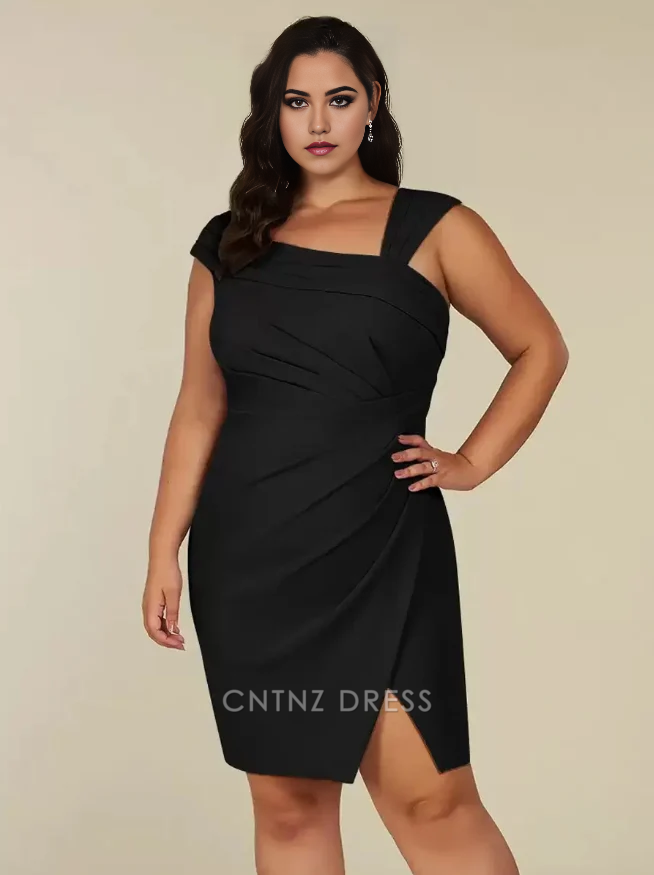 Wholesa A-Line Sleeveless Pleated Wedding Guest Dresses Mother of the Bride Dresse