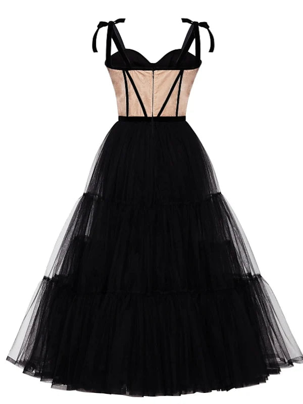 Wholesa A-Line Tea Length Sweetheart Spaghetti Straps Cocktail Dresses