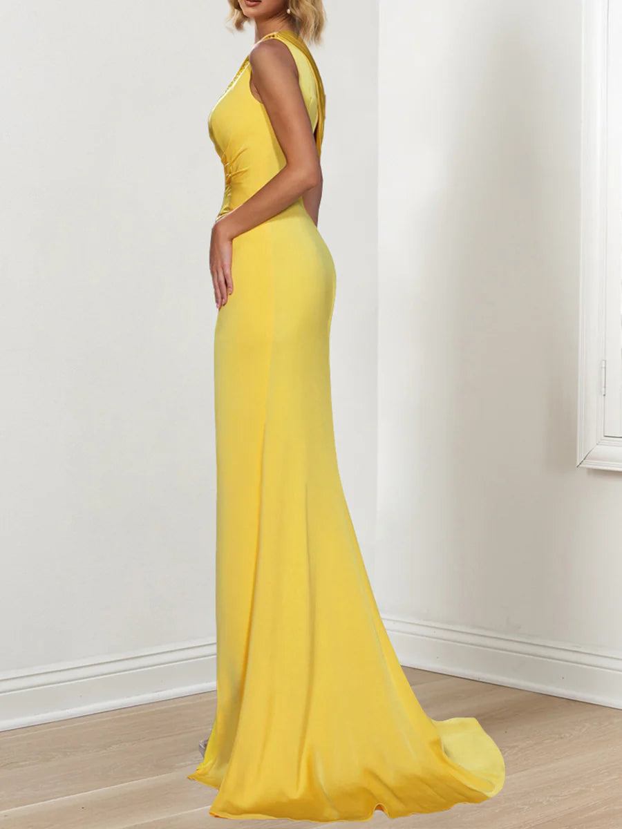 Wholesa Mermaid Floor-Length Mother Of The Bride Dresses