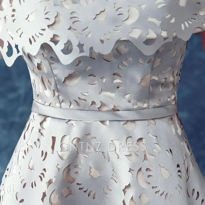 CNTNZ DRESS Hot Sale Short Prom Dress A Line Off Shoulder Retro Lace Fashion Homecoming Dress