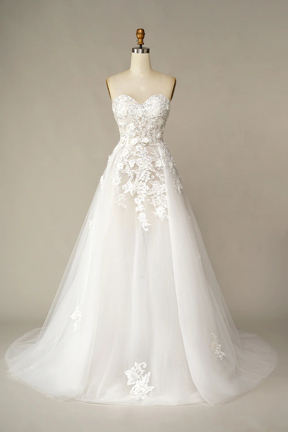 Wholesa A Line Appliques Wedding Dress