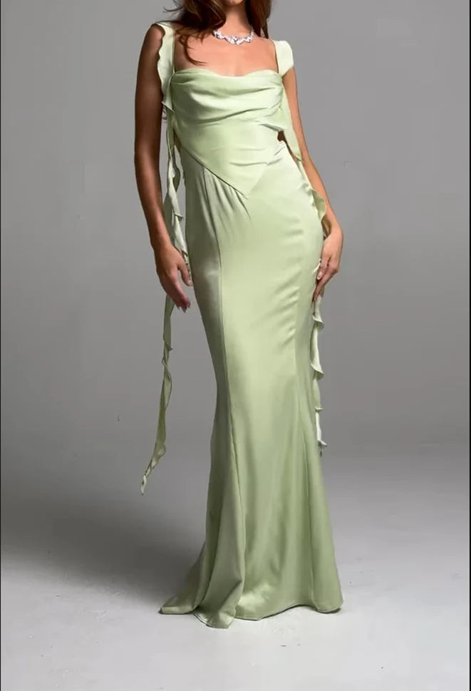 Wholesa Sheath Strapless Sleeveless Floor-Length Long Prom Dresses