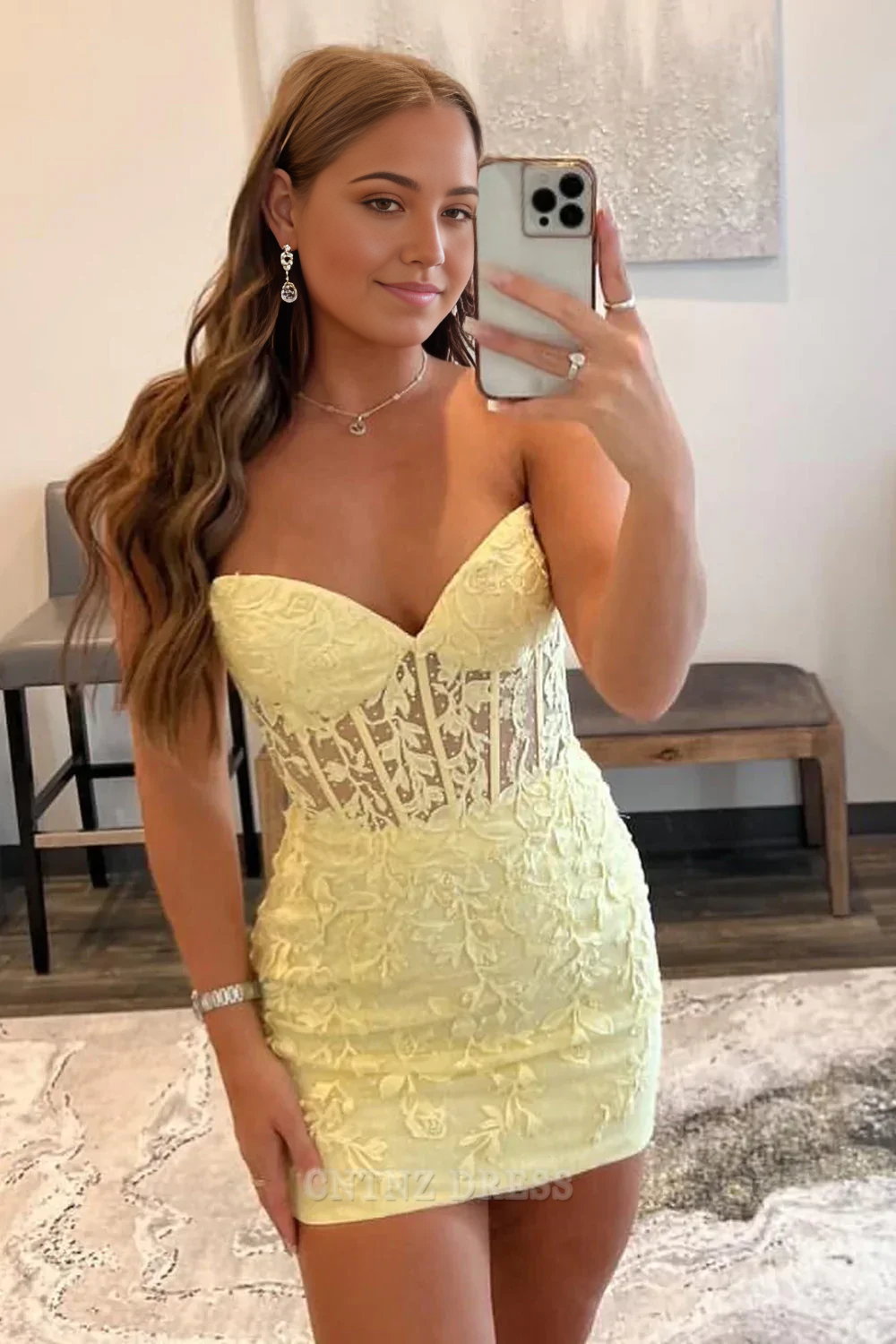 Wholesa Sheath Sweetheart Short Tight Cute Blue Homecoming Dress formal dresses Bridesmaid Dresses evening gown Prom Dress