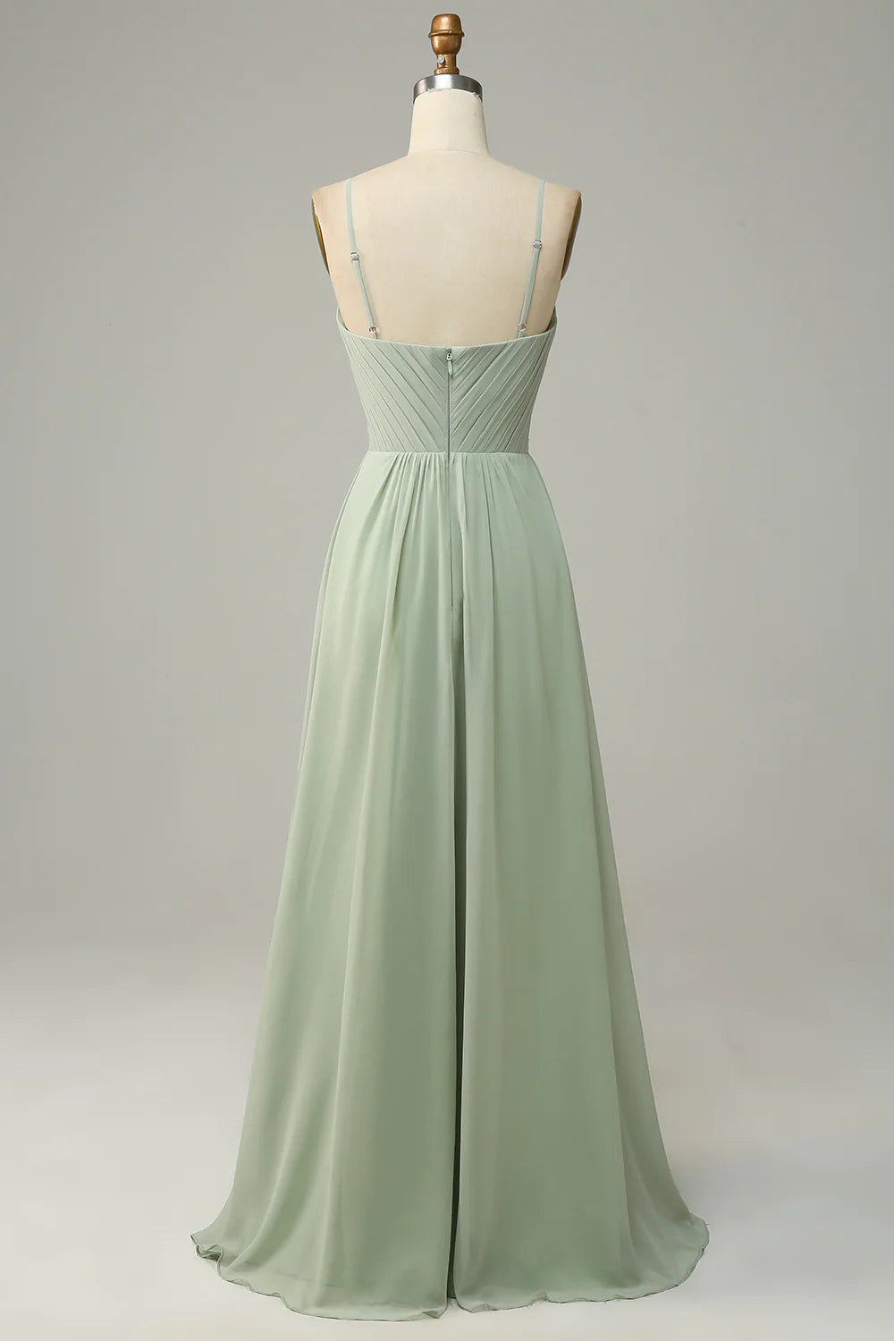 Wholesa Straps Sleeveless Bridesmaid Dress