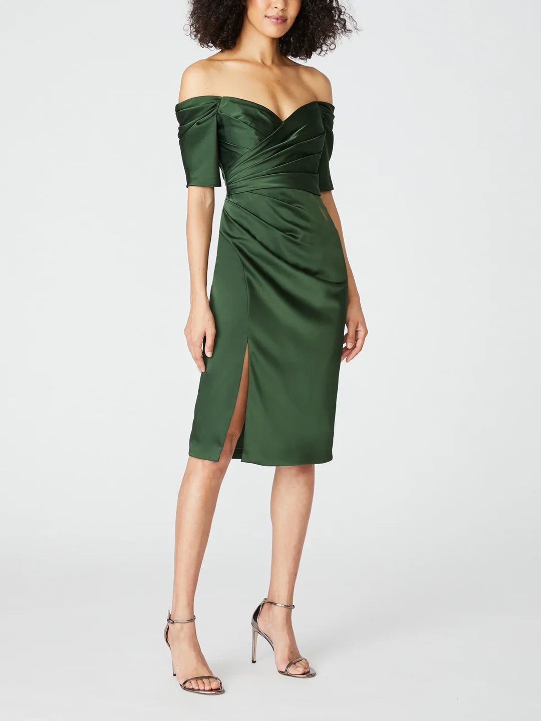 Wholesa Sheath Strapless Sleeveless Knee-Length Mother Of The Bride Dress