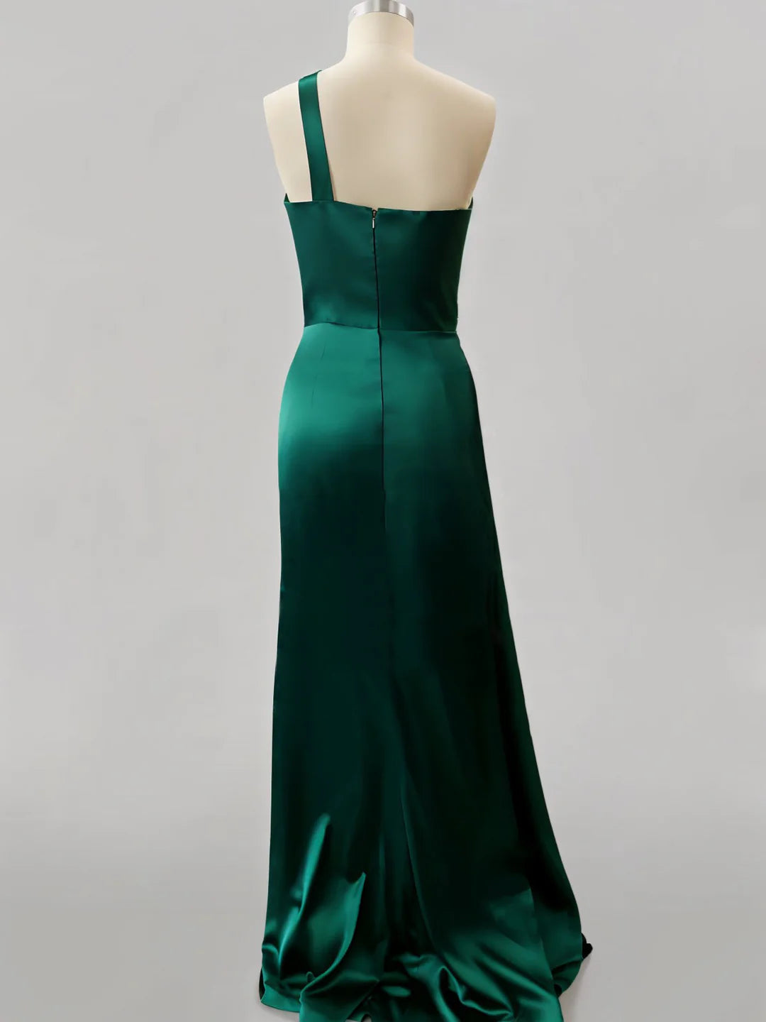 Wholesa Sheath One-Shoulder Floor-Length Prom Dresses