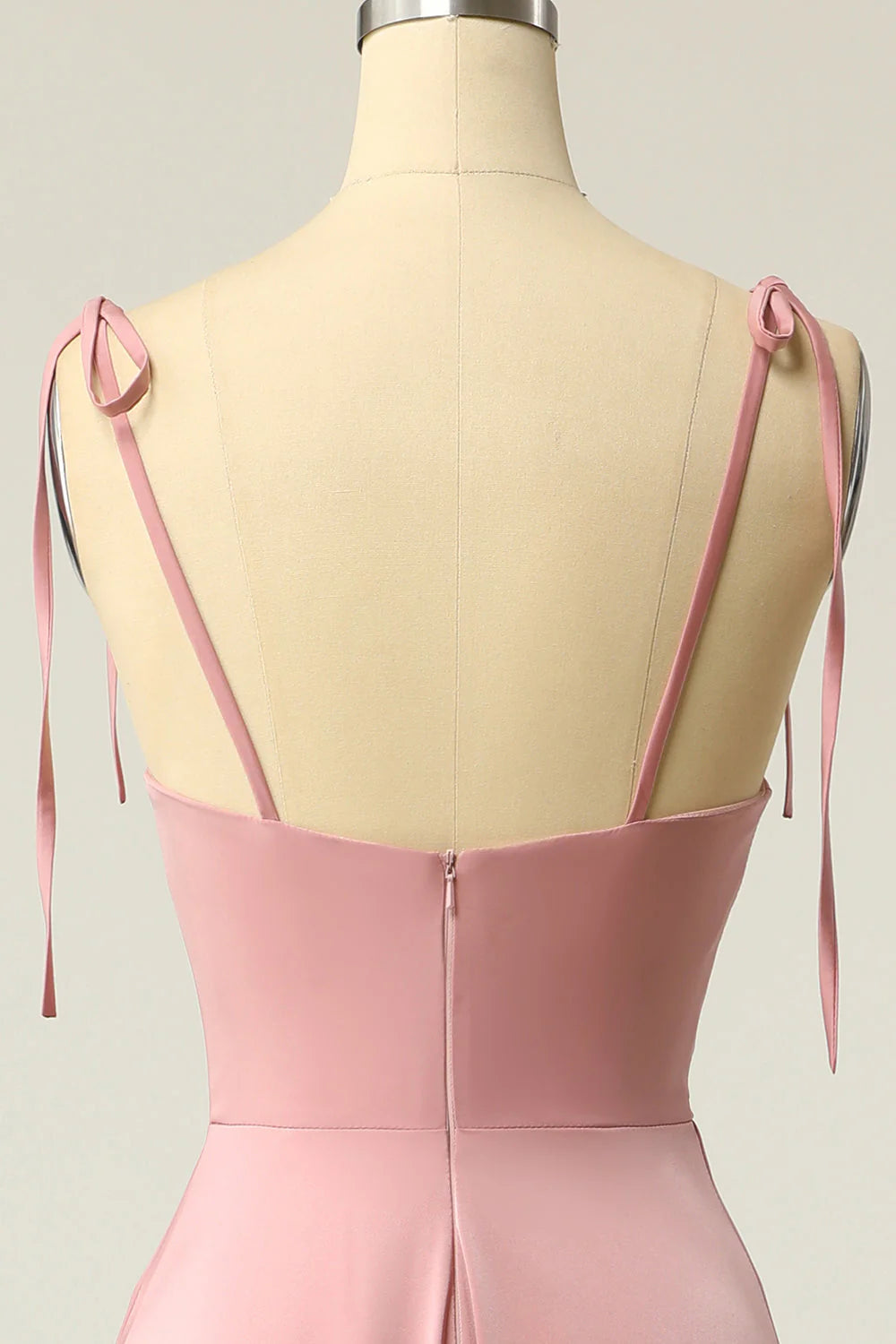 Wholesa Spaghetti Straps Long Prom Dress with Bowknot