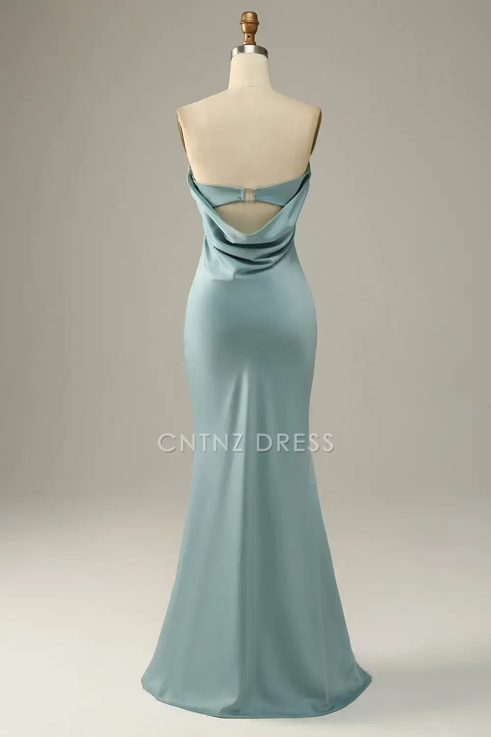 CNTNZ DRESS Mermaid Strapless Backless Elegant Simple Hot Sale Prom Dress