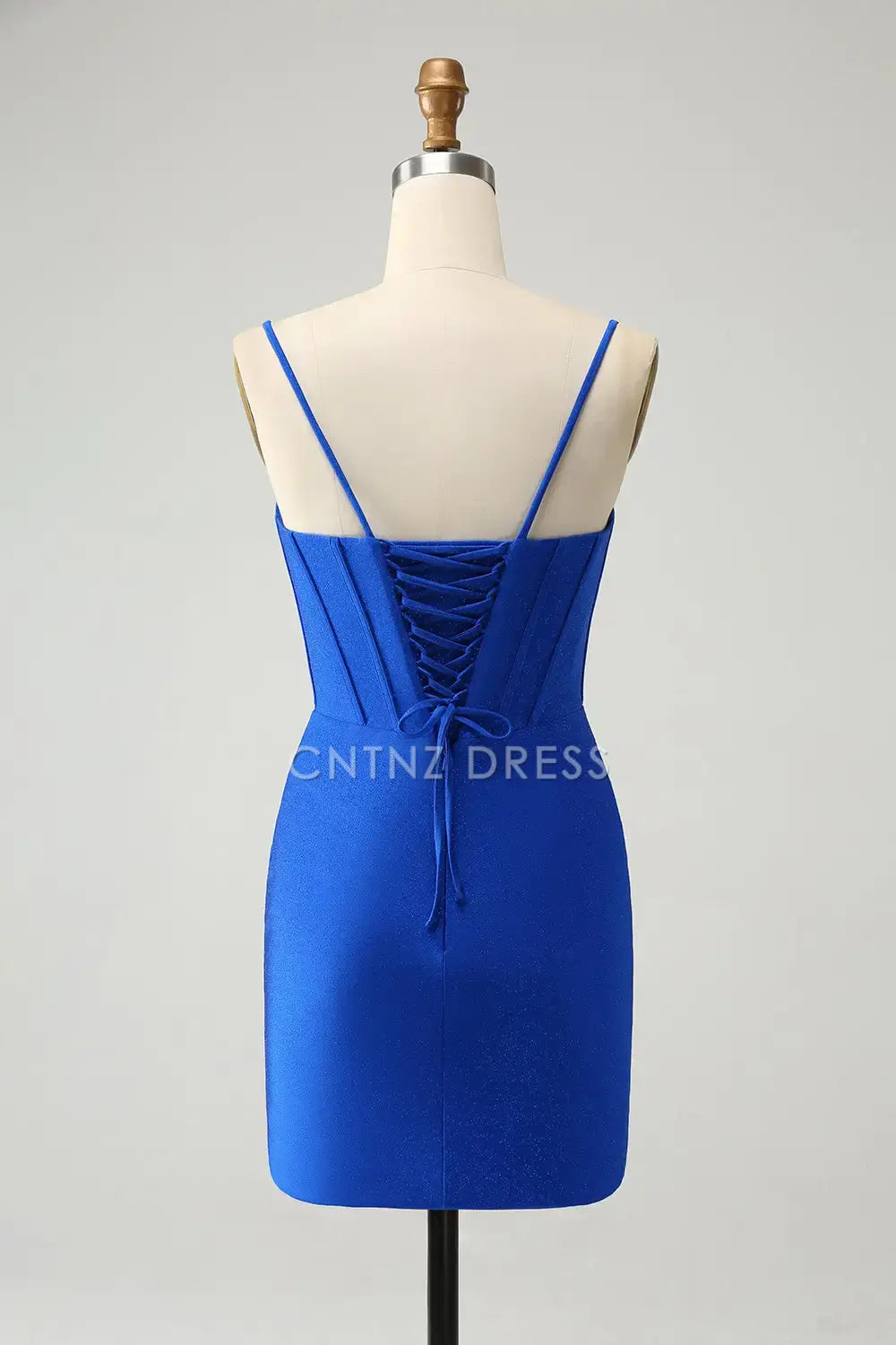 CNTNZ DRESS Sparkly Tight Corset Sweetheart Spaghetti Straps Beadwork Elegant Short Dress Hot Sale Homecoming Dress