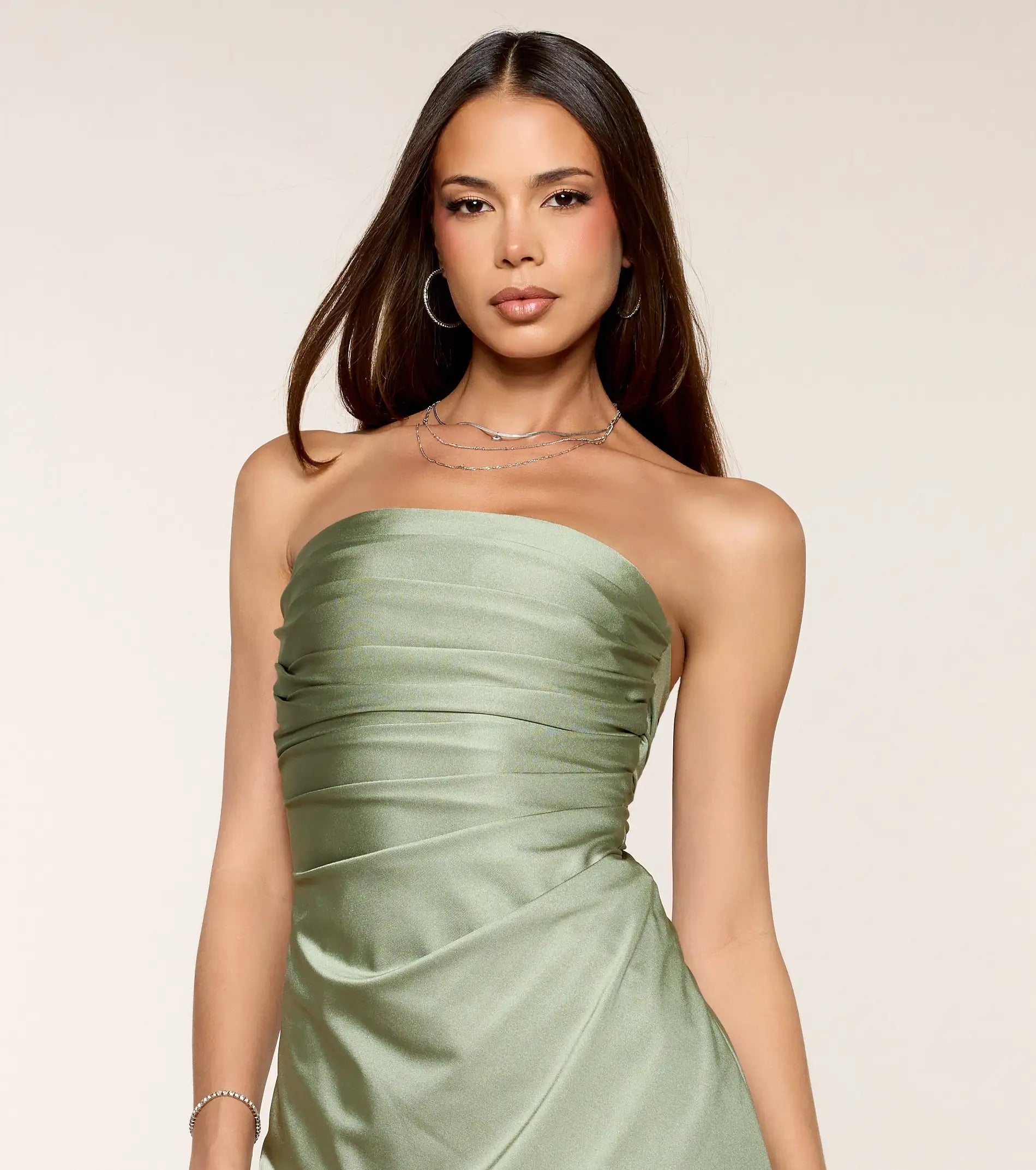 Chic A-Line Strapless Ruched Bow-Back Pink Mini Homecoming Dress for Women