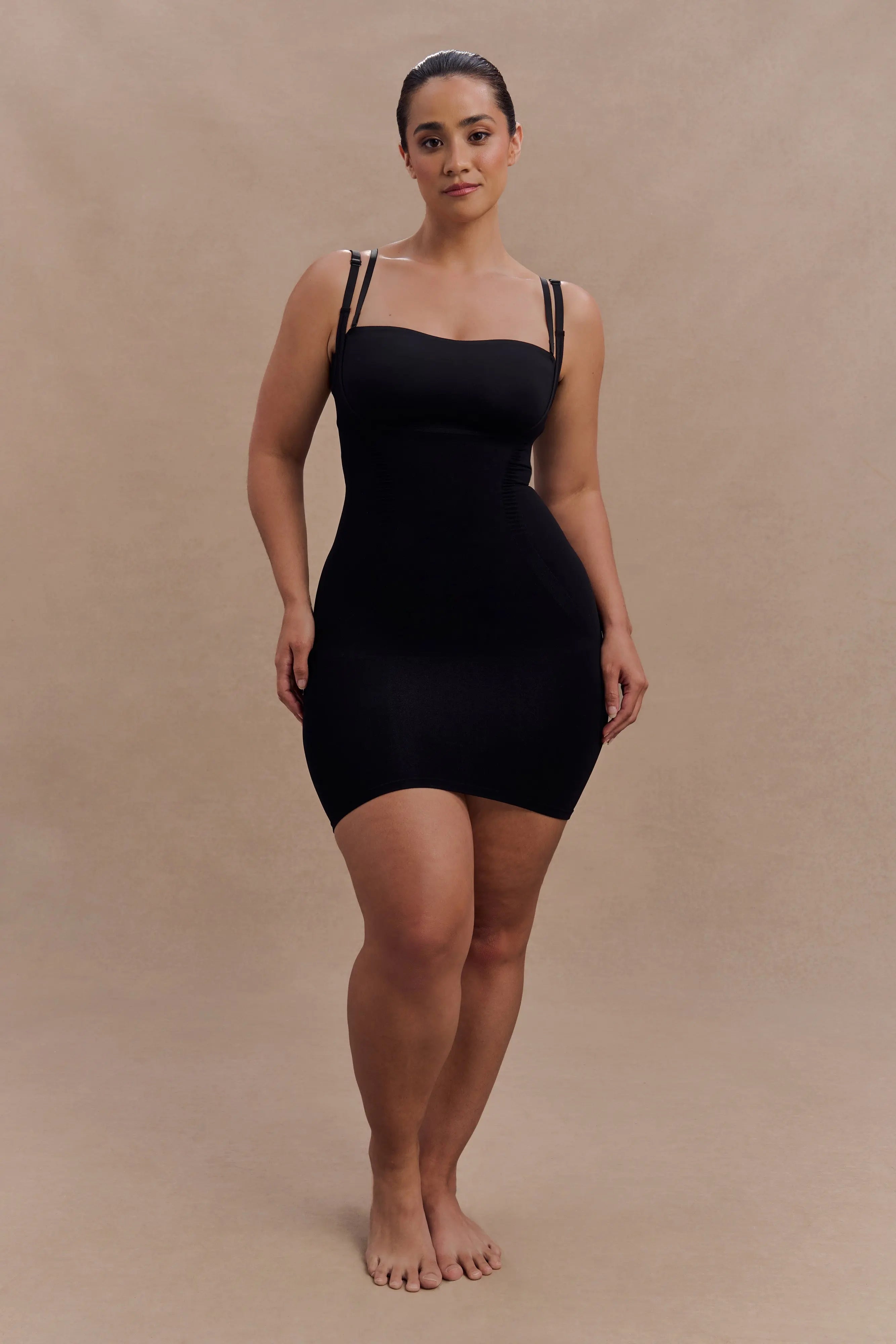 Chic Bodycon Strapless Sleeveless Adjustable Black Mini Homecoming Dress Women's