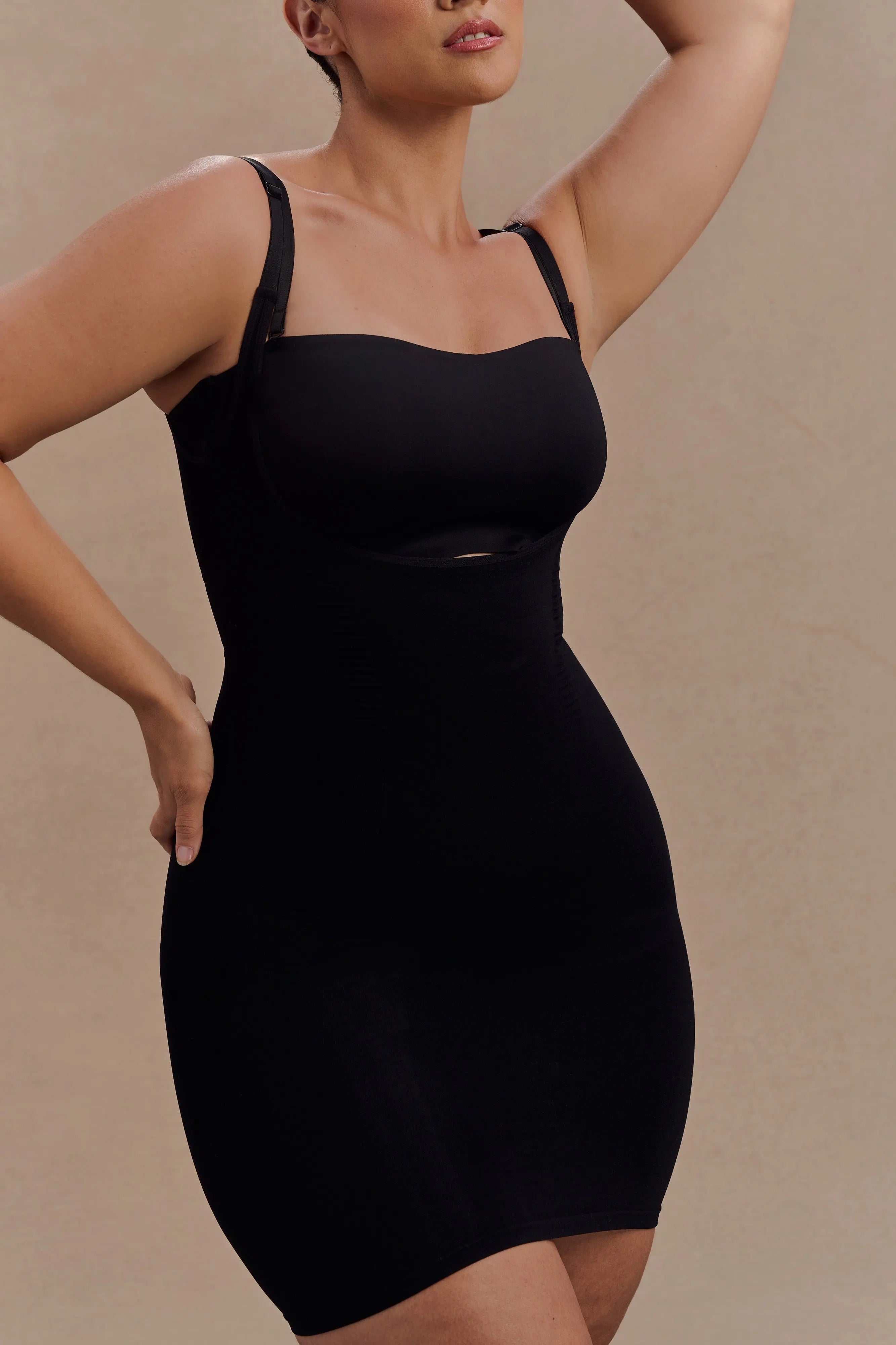 Chic Bodycon Strapless Sleeveless Adjustable Black Mini Homecoming Dress Women's
