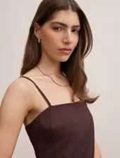 Chic Sheath Square Neck Sleeveless Ruched Wrap Dark Brown Mini Homecoming Dress